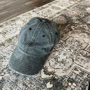 Grey hat, never worn. OSFM